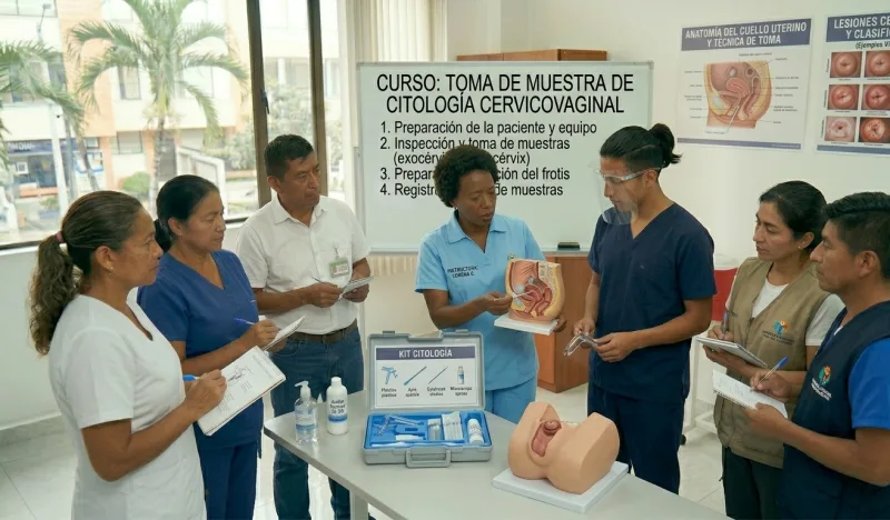 Toma de muestra de citología
