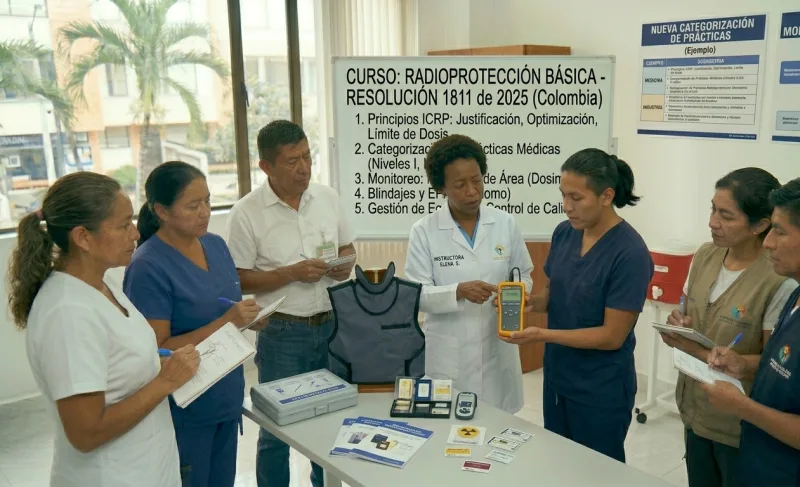 Radioprotección según resolución 1811 de 2025